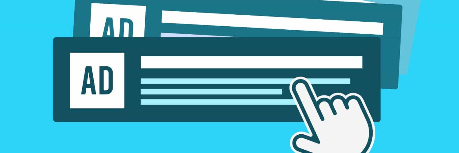 Ad click illustration