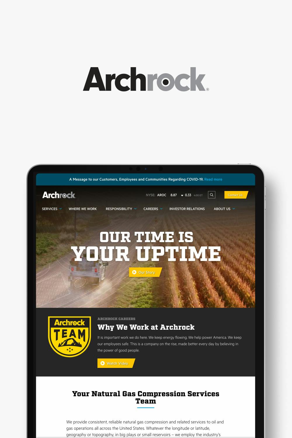 Archrock site Redesign & Digital Marketing Case Study